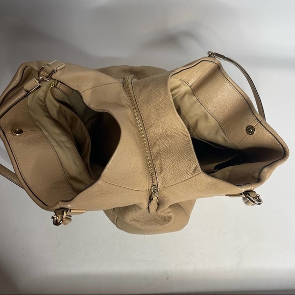 Coach Pebbled Leather Three Compartment Phoebe Tote Shoulder Bag - Picture 3 of 16